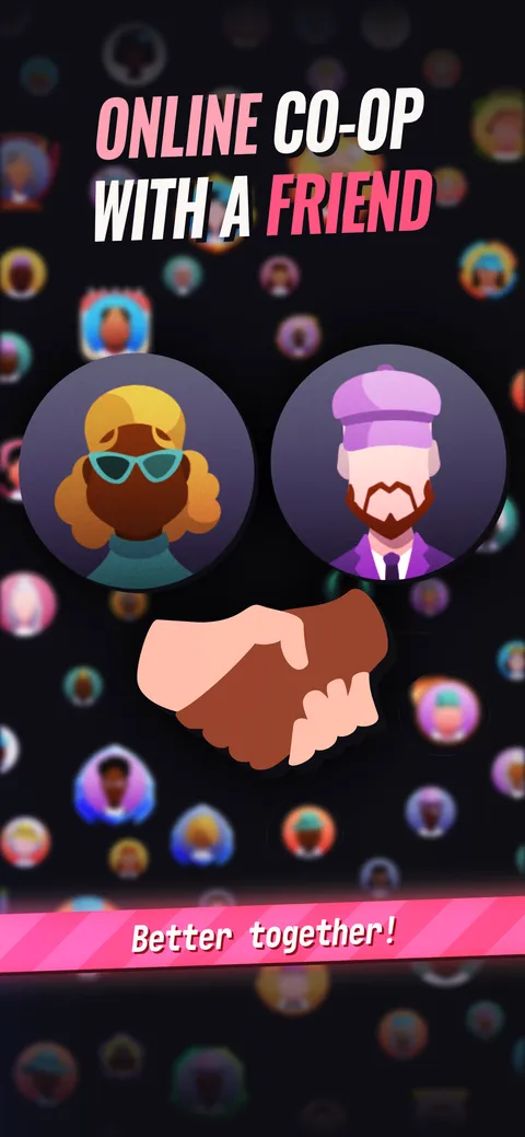 The online co-op screen for solving a case together with a friend in real time.